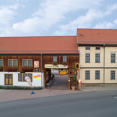 Pension-Cafe-Libelle Elxleben bei Arnstadt ภายนอก รูปภาพ